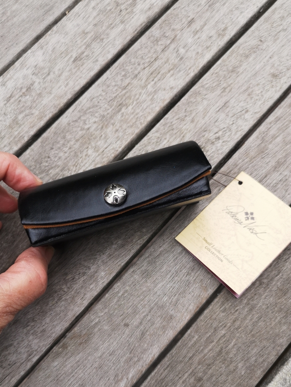 Patricia Nash leather travel jewelry holder